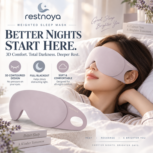 restnoya® 3D Contoured Blackout Sleep Mask
