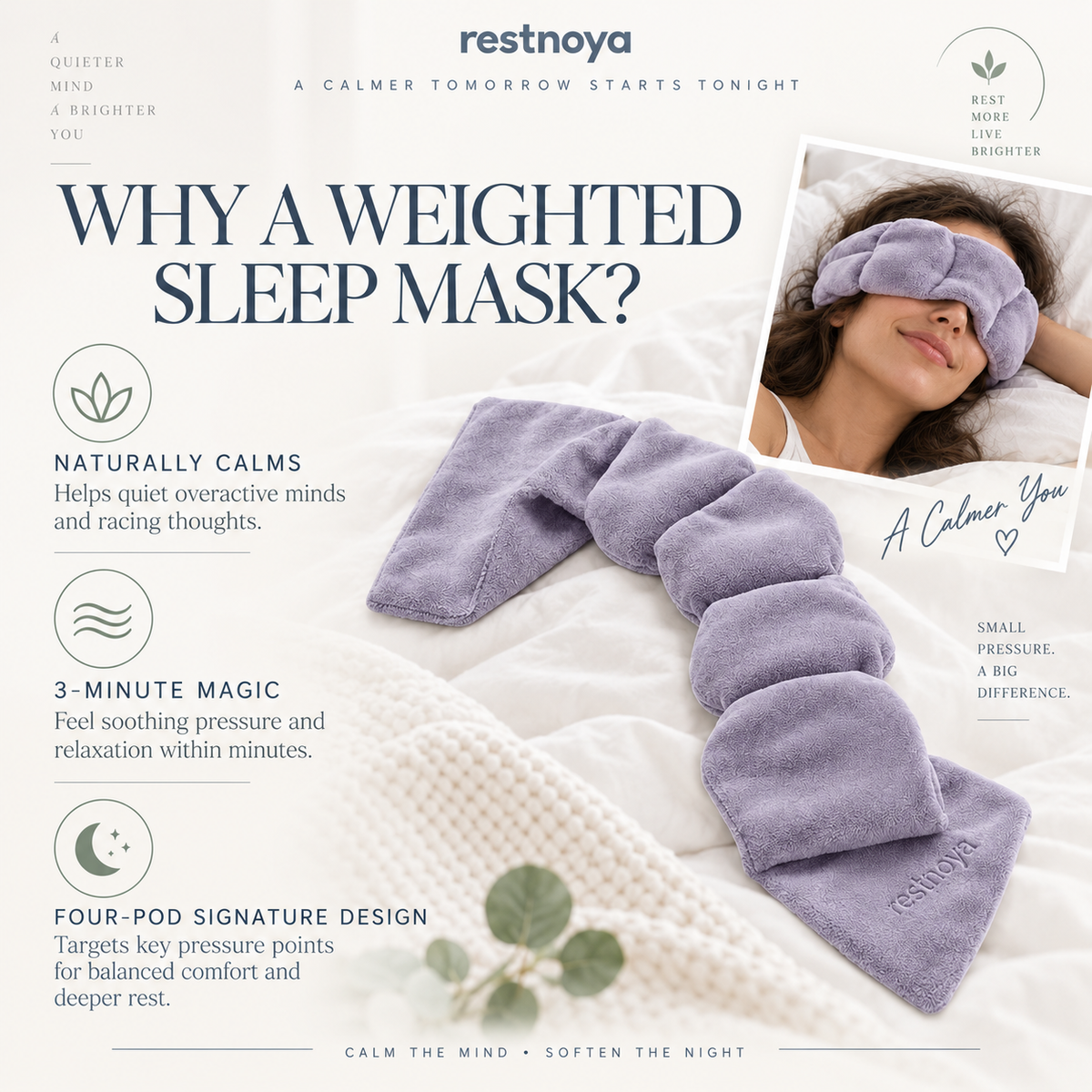 restnoya® | Weighted Sleep Mask