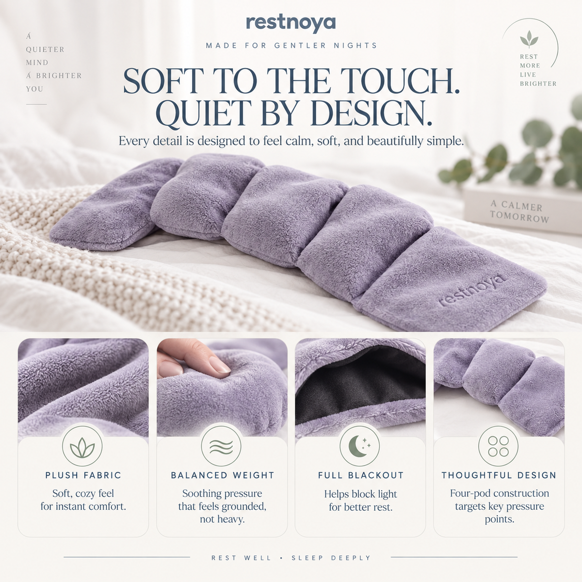 restnoya® | Weighted Sleep Mask